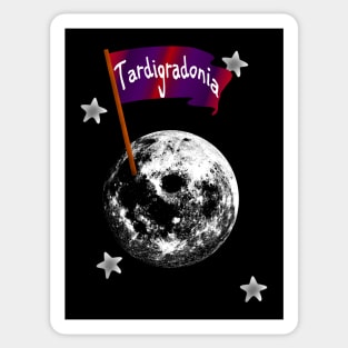 Tardigrades Moon Colonization Tardigradonia Sticker